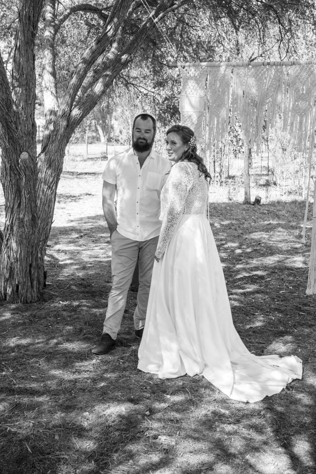 Couple portrait outdoors